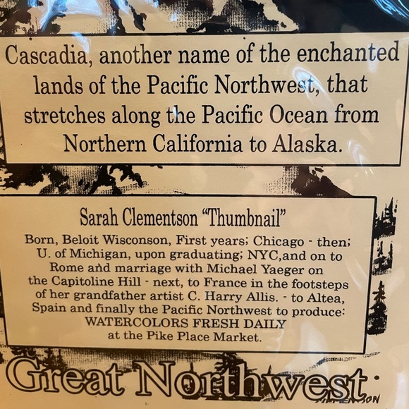 Sarah Clementson Yaeger - PRINT #124 Pike Place Market - numbered 1,392/2000 - Picture 9 of 9